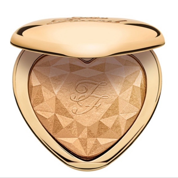 Too Faced Love Light Highlighter Makeup Gold Nwt - Picture 2 of 12